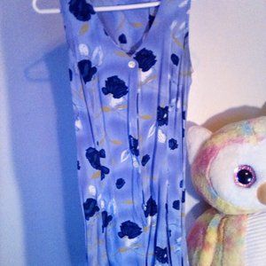 Jodi Michaels Blue Flowered Romper